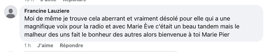 Les internautes sont furieux du traitement réservé à Patricia Paquin par Rythme FM