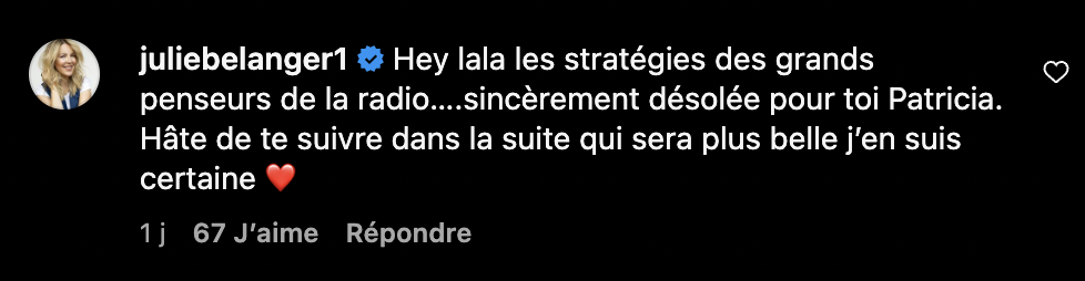 Les internautes sont furieux du traitement réservé à Patricia Paquin par Rythme FM