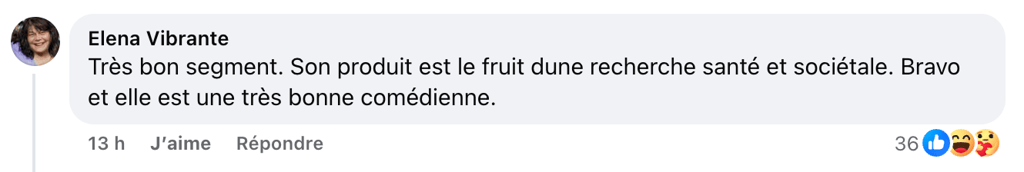 Un commentaire revient souvent après le passage de Caroline Néron à Tout le monde en parle