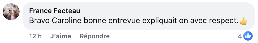Un commentaire revient souvent après le passage de Caroline Néron à Tout le monde en parle
