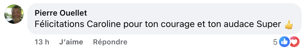 Un commentaire revient souvent après le passage de Caroline Néron à Tout le monde en parle