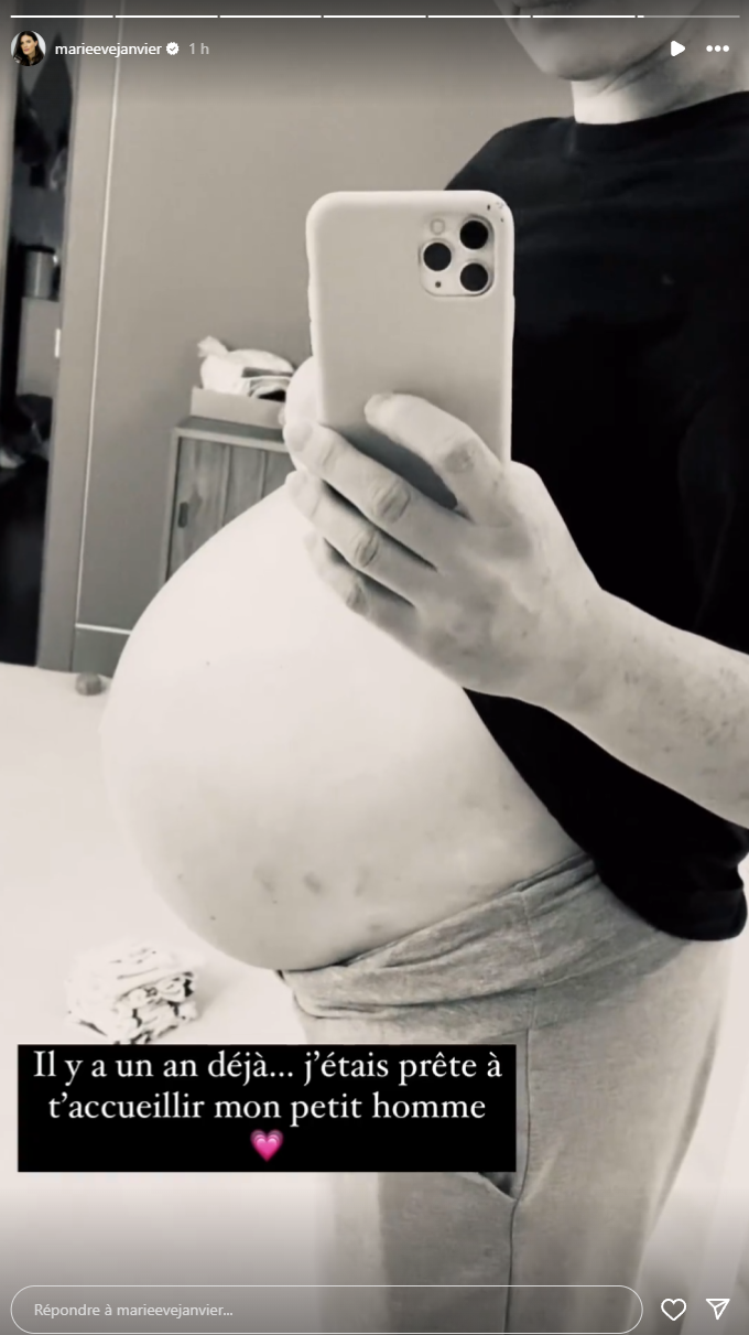 Marie-Ève Janvier partage des images inédites de sa grossesse