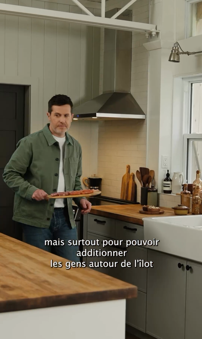 Jean-Philippe Dion nous invite dans sa cuisine refaite à neuf