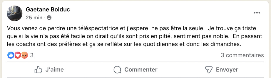 Véritable commotion à Star Académie après l'annonce de l'élimination de Zoey