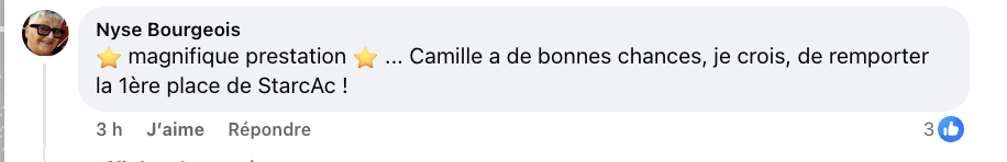 Camille est la nouvelle favorite des fans de Star Académie après son duo extraordinaire avec Barbara Pravi