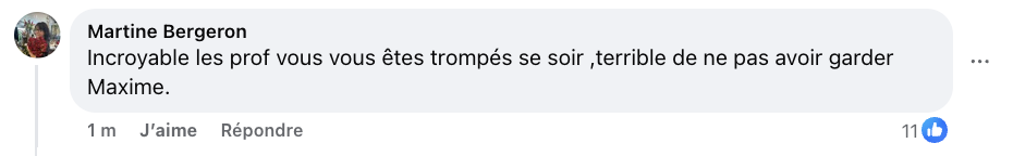 Les commentaires de Garou jettent de l'huile sur le feu, suite à l'élimination de Maxim à Star Académie