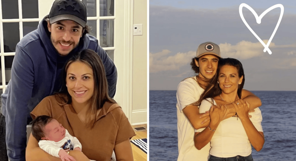 La conjointe de Johnny Gaudreau annonce qu'elle est enceinte de leur 3e enfant