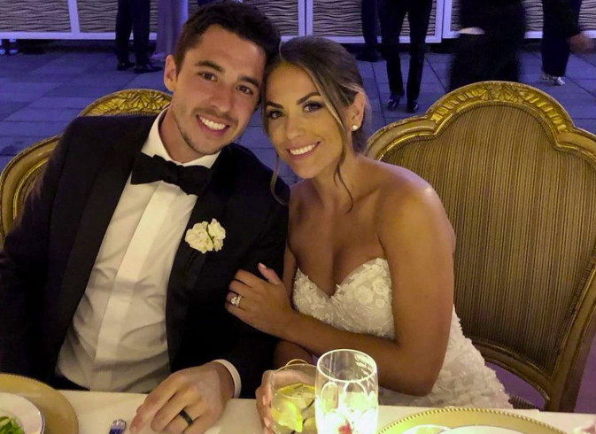 La conjointe de Johnny Gaudreau annonce qu'elle est enceinte de leur 3e enfant