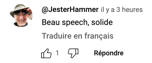 Un commentaire revient souvent après le discours de la fille de Justin Trudeau