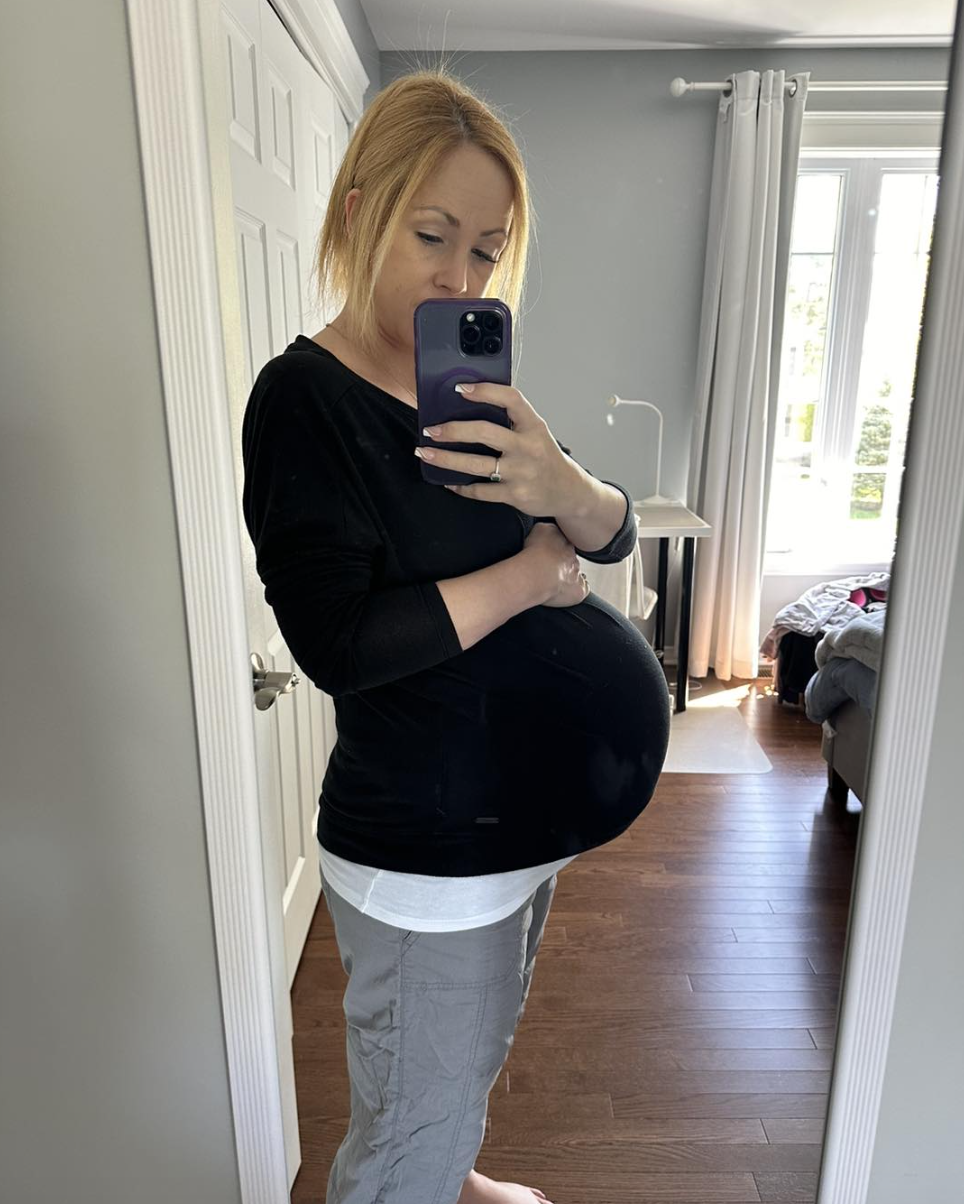 Tara de La famille Groulx donne des détails sur la grossesse de son 13e enfant