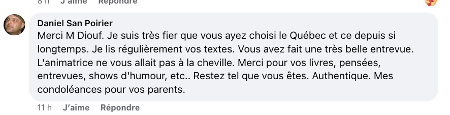 On a eu droit à l'entrevue la plus malaisante de l'année et Boucar Diouf n'était pas content