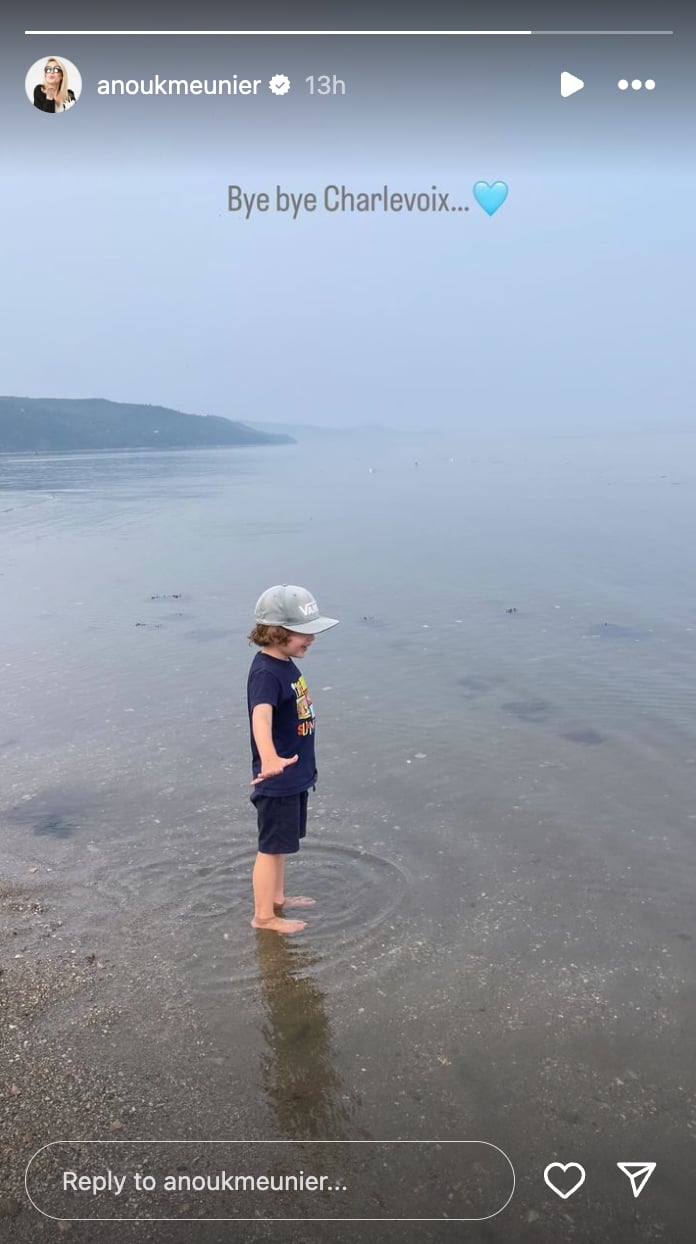 Daniel Melançon et Anouk Meunier publient une adorable photo de leur fils en vacances et il a tellement grandi
