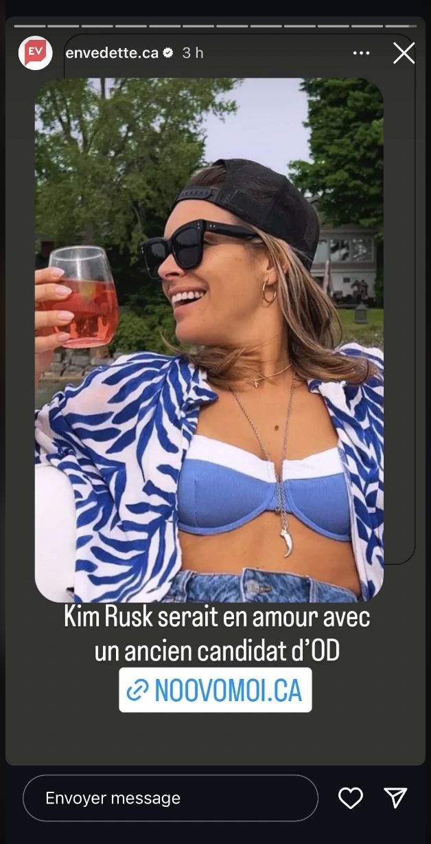 Kim Rusk et Adamo confirment avec humour qu'ils ne forment pas un couple 