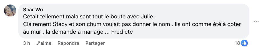 Les propos de Julie Snyder à la finale d'Occupation Double ne passent pas auprès des fans, malaise sur le Web