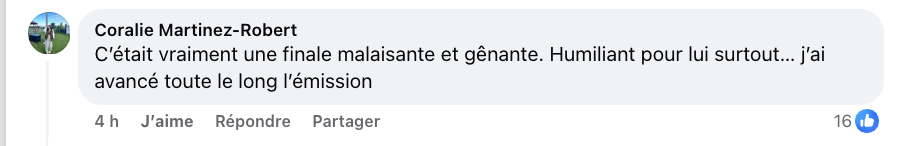 Les propos de Julie Snyder à la finale d'Occupation Double ne passent pas auprès des fans, malaise sur le Web