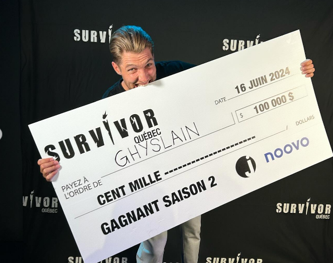 Ghyslain de Survivor Québec révèle ce qu'il fera avec son prix de 100,000$