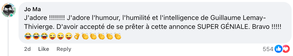 Une publicité de Meubles RD sera diffusée pendant le Bye Bye 2024