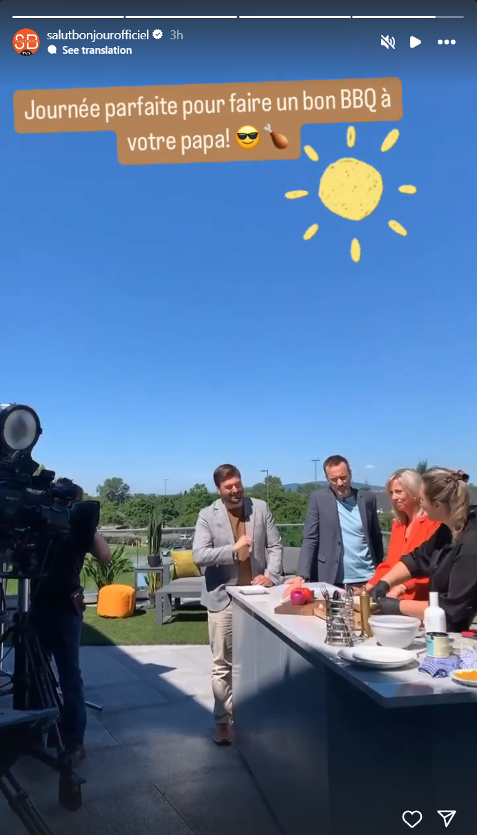 L'équipe de Salut Bonjour weekend fait ses adieux à Ève-Marie Lortie