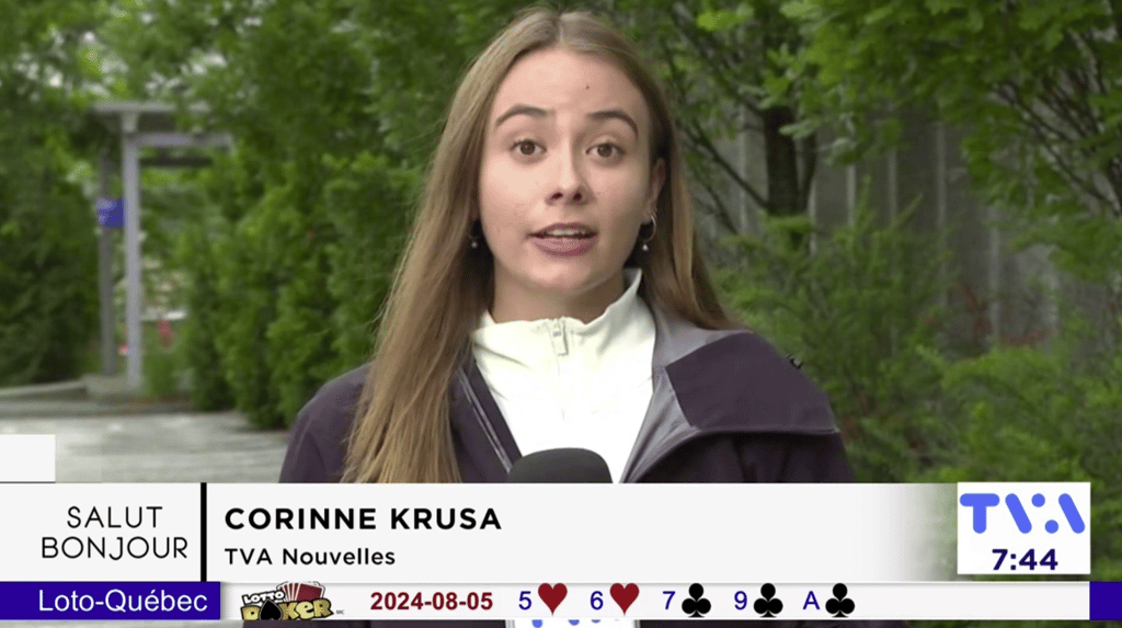 Ève-Marie Lortie vit un moment magique avec sa fille pour sa première journée à la barre de Salut Bonjour