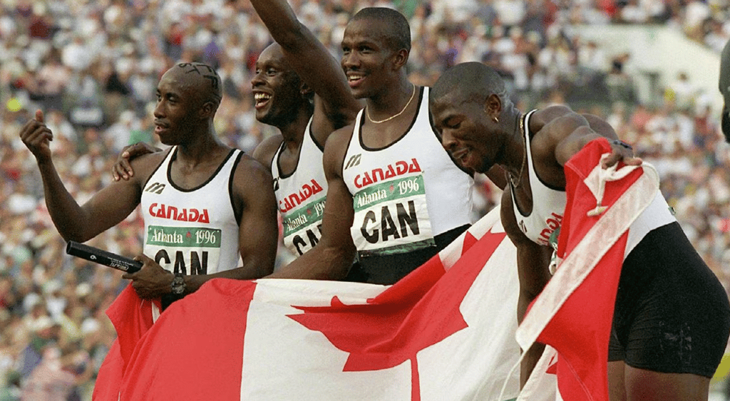 Après 1996, le Canada surprend le monde entier et remporte l'or au 4x 100m