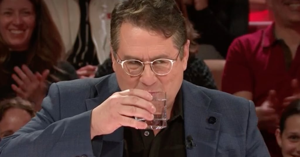 Guy A. Lepage fait une blague inattendue à Bernard Drainville à Tout le monde en parle