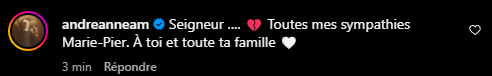 Les vedettes sont nombreuses à envoyer des messages à Maripier Morin suite l'annonce du décès de son frère