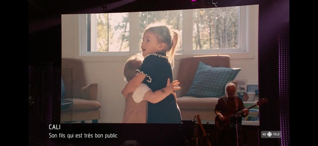 La petite-fille de Patrick Bourgeois chante sa chanson pour surprendre son papa Ludovick Bourgeois