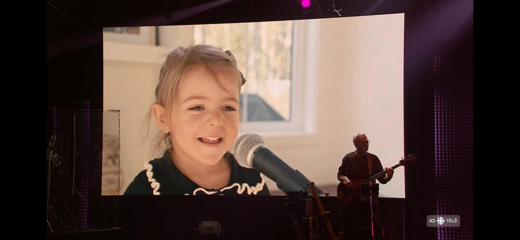 La petite-fille de Patrick Bourgeois chante sa chanson pour surprendre son papa Ludovick Bourgeois