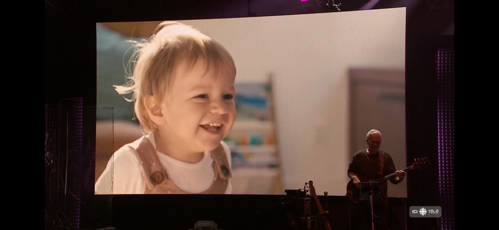 La petite-fille de Patrick Bourgeois chante sa chanson pour surprendre son papa Ludovick Bourgeois