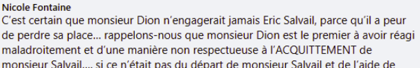 Les téléspectateurs réagissent aux propos de Jean-Philippe Dion sur Éric Salvail et Sortez-moi d'ici!