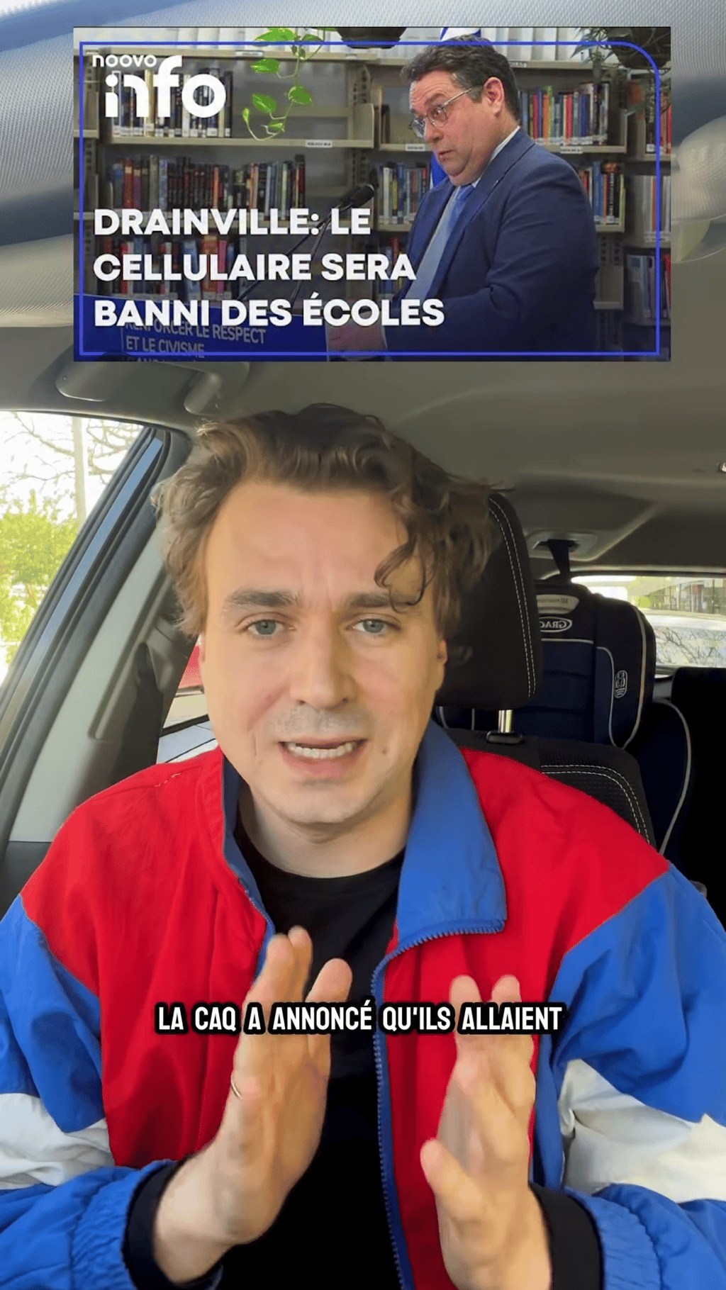 Arnaud Soly ramasse les adultes qui s'en prennent aux jeunes concernant la grève pour les cellulaires en classe