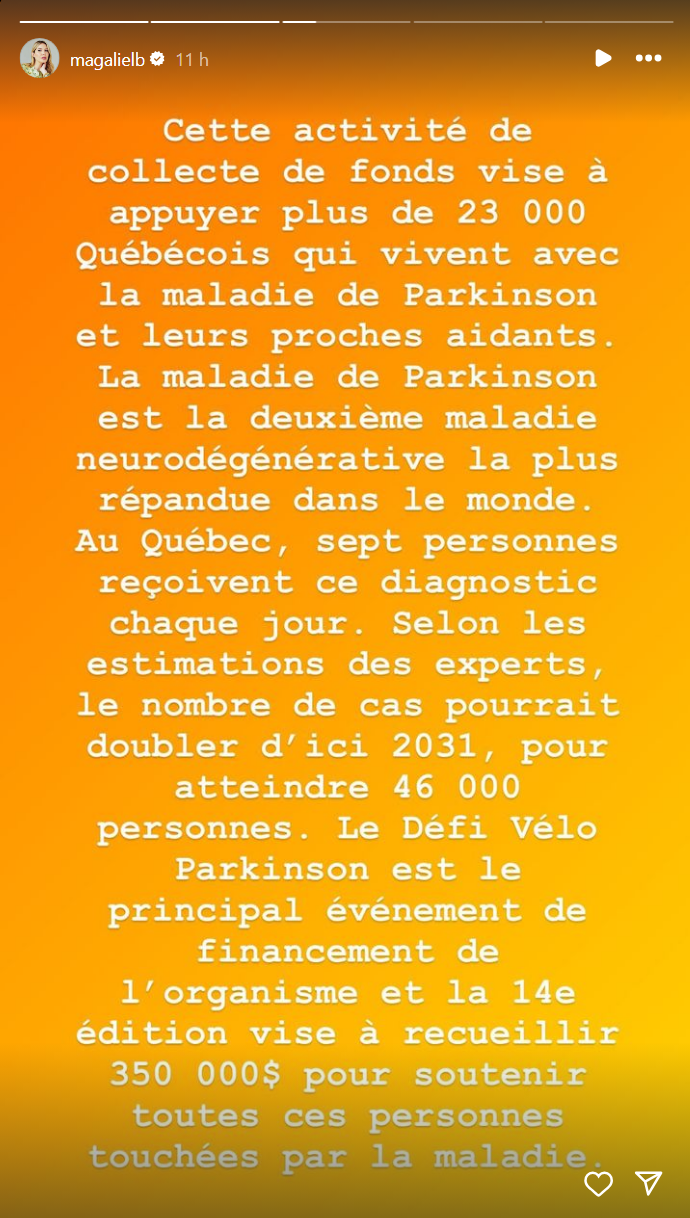 Magalie Lépine-Blondeau demande l'aide de ses fans pour son papa malade