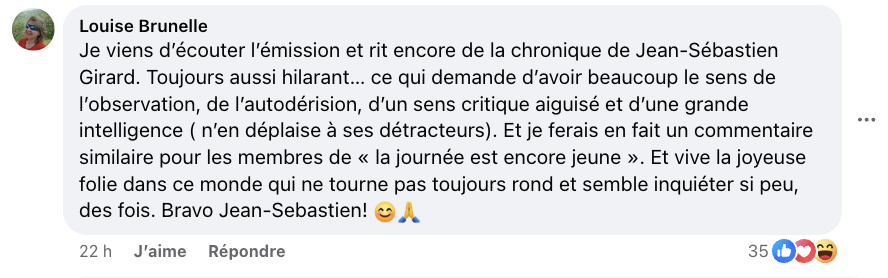 Jean-Sébastien Girard nous a offert le fou rire de l'année à Bonsoir Bonsoir