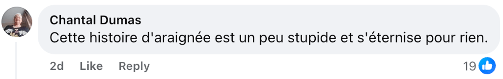 Un grand nombre de Québécois sont tannés de voir l'araignée de STAT sur leurs écrans.