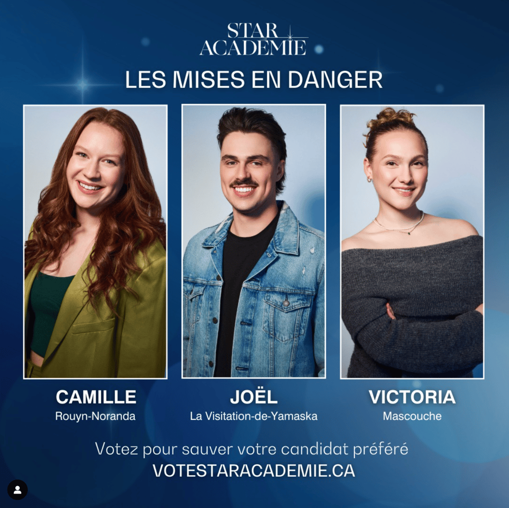 Prédiction: Camille, Joël et Victoria sont en danger à Star Académie et voici qui sera sauvé selon nous