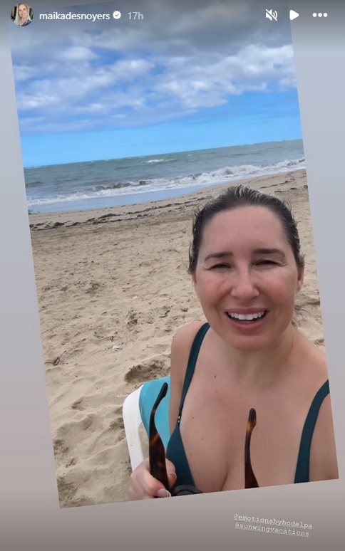 Maïka Desnoyers pose en bikini et nous offre un magnifique aperçu de sa destination vacances