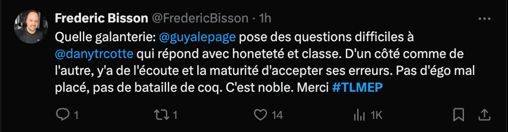 Échange tendu entre Dany Turcotte et Guy A. Lepage sur le plateau de Tout le monde en parle