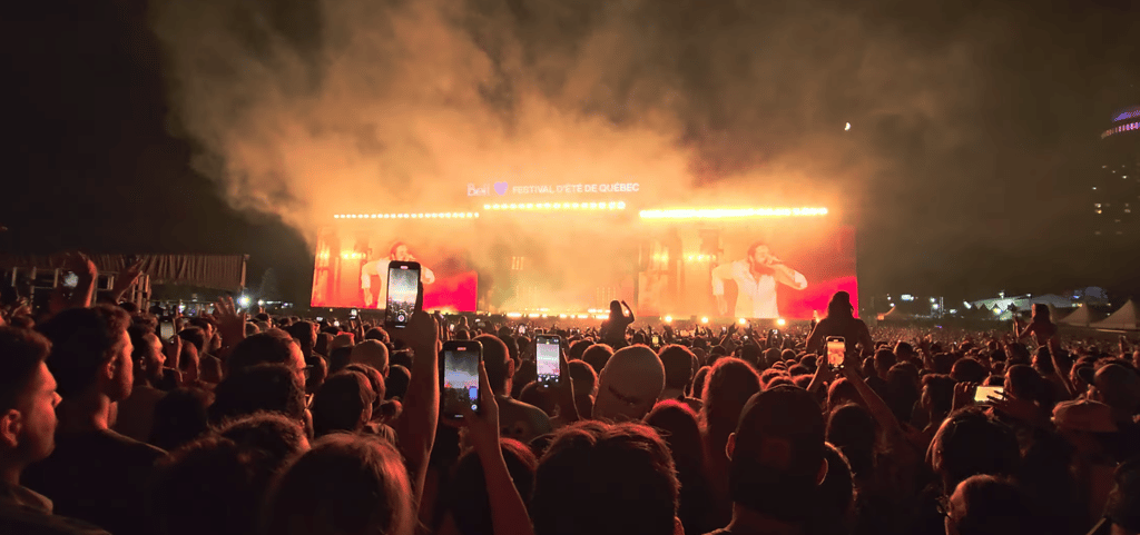 Post Malone met le feu aux plaines d'Abraham