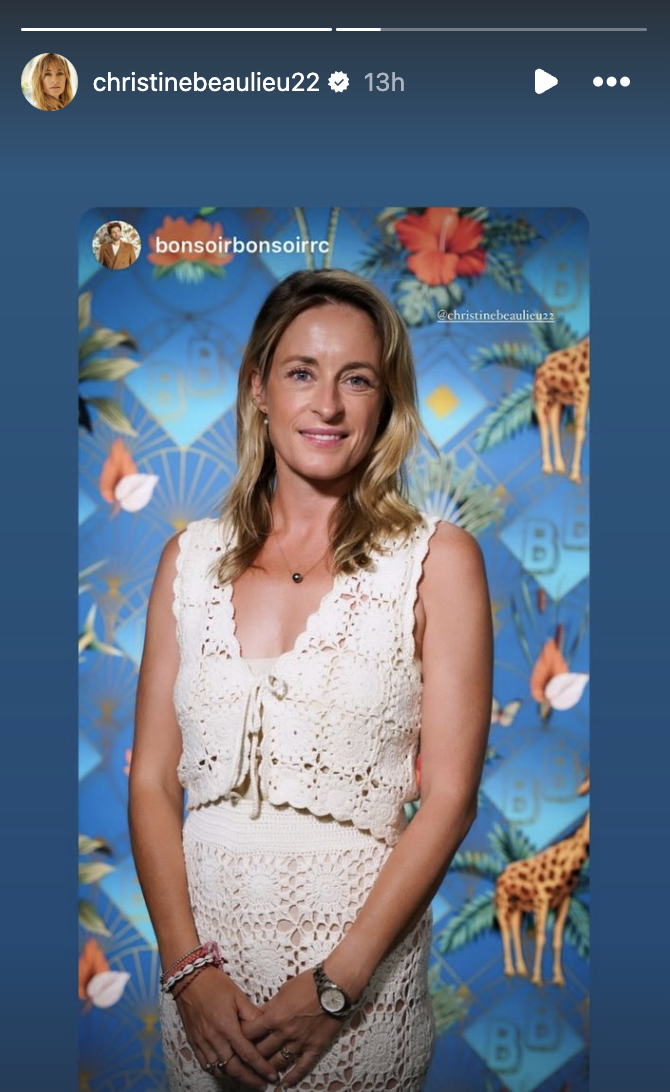 Christine Beaulieu fait tourner les têtes avec son superbe look à Bonsoir bonsoir