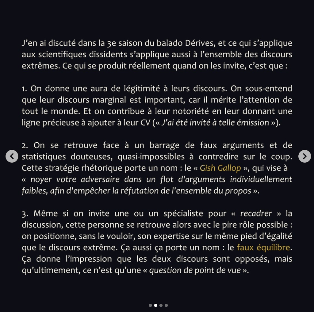 Le Pharmachien nous a sans doute offert la meilleure réaction à la controverse de Tout le monde en parle