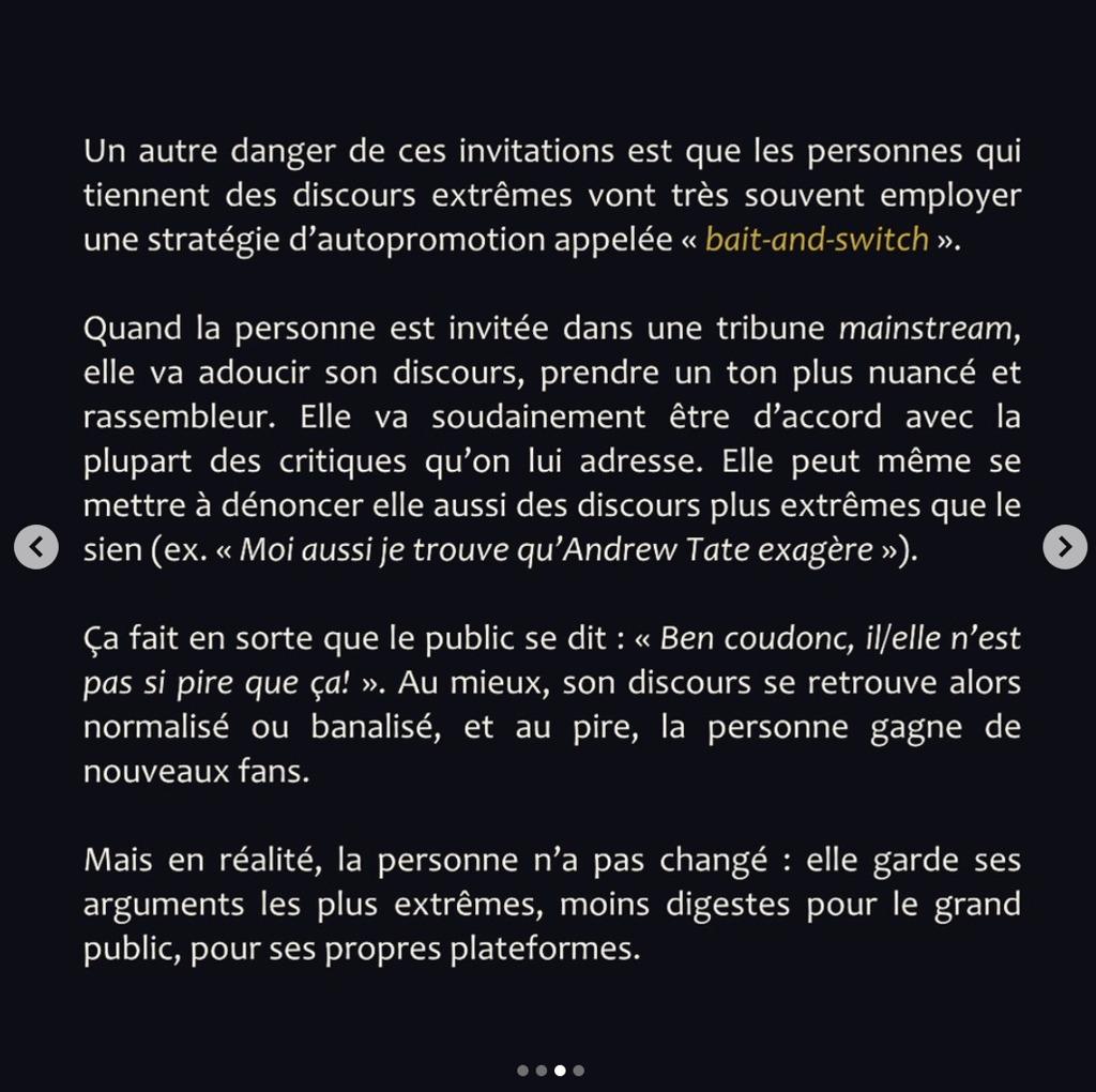 Le Pharmachien nous a sans doute offert la meilleure réaction à la controverse de Tout le monde en parle