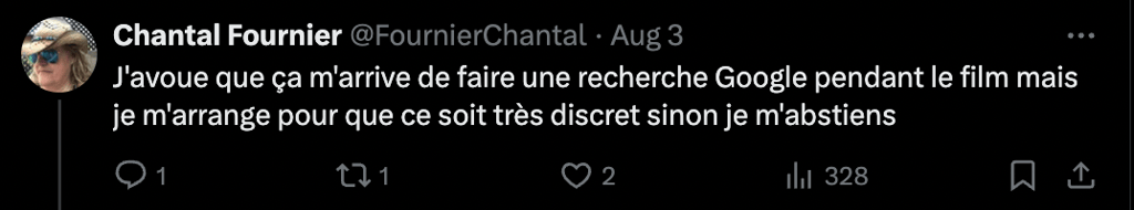 Alex Perron pète sa coche contre les personnes qui sont sur leur téléphone au cinéma