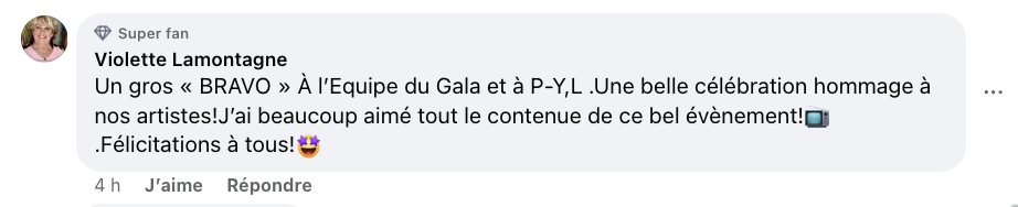 Les internautes et les chroniqueurs sont en désacord sur le Gala des Gémeaux et l'animation de Pierre-Yves Lord