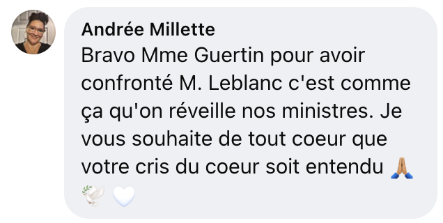 Les internautes envoient de puissants messages à Sylvie Guertin à Tout le monde en parle 