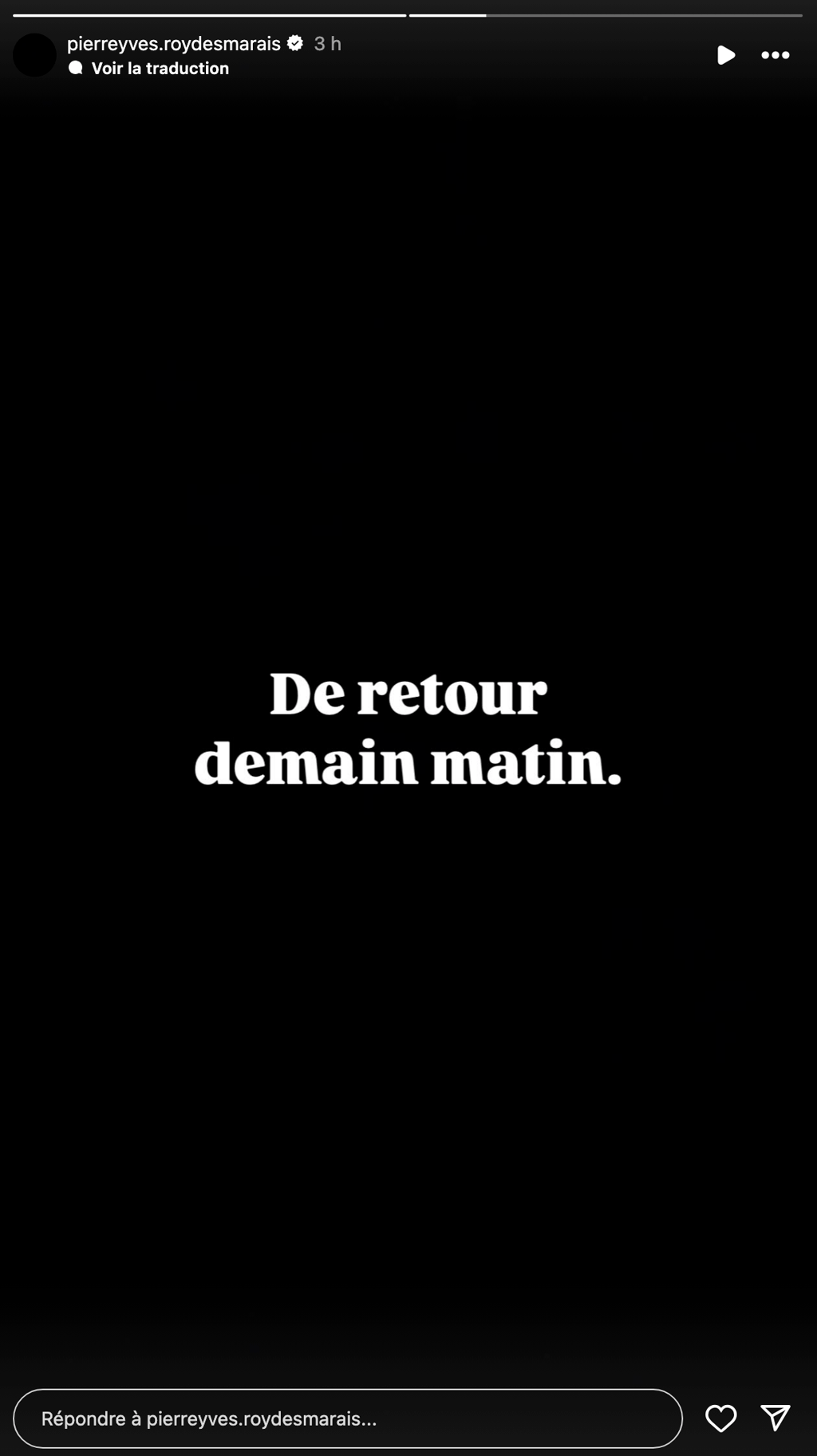 Pierre-Yves Roy-Desmarais annonce qu'il quitte les réseaux sociaux 