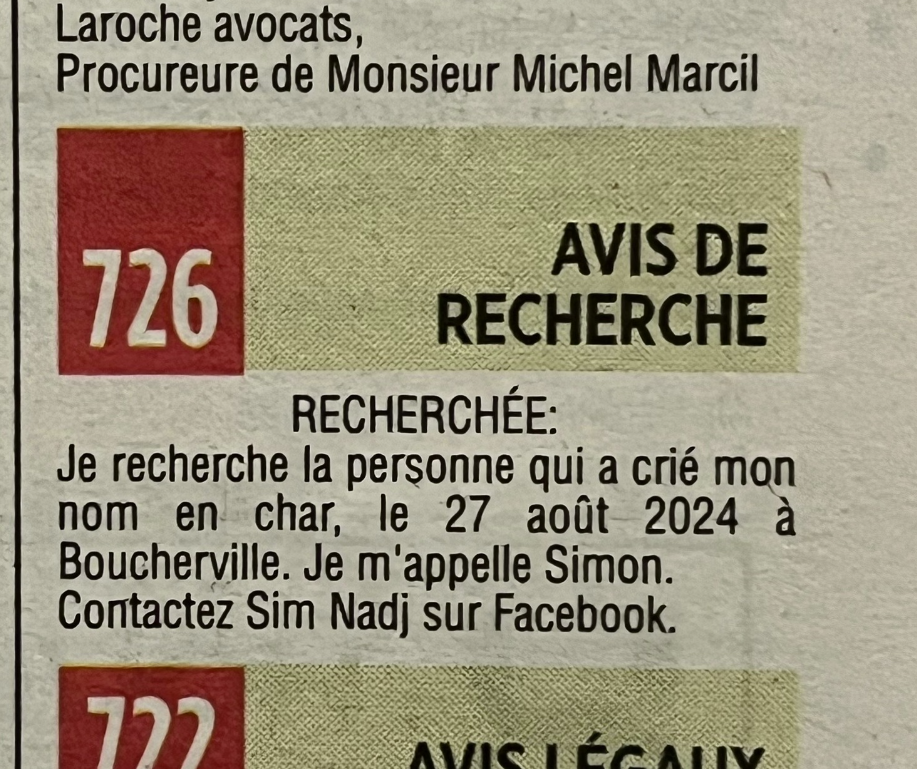 Alexandre Barrette met finalement un terme au mystère qui enflamme les médias sociaux depuis 3 semaines