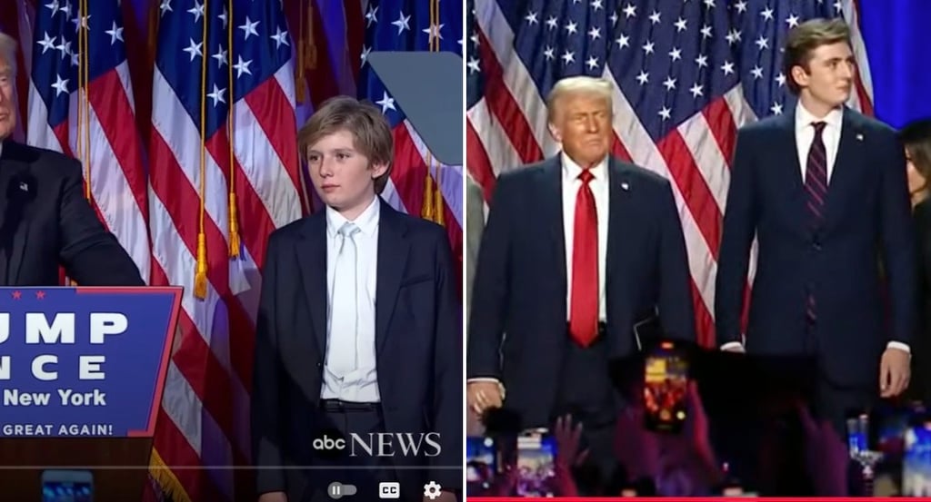 Le fils de Donald Trump a tellement grandi que les gens n'en reviennent pas