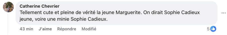 Le public de Tout le monde en parle tombe sous le charme de la jeune Marguerite Laurence du film Mlle Bottine