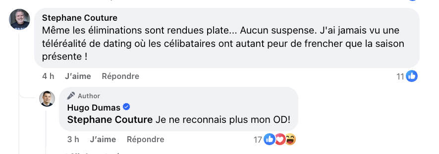 Hugo Dumas démolit la nouvelle saison d'Occupation Double «Je ne reconnais plus mon OD!»