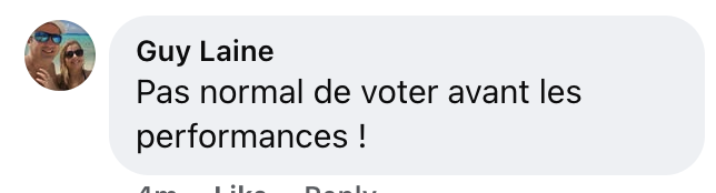 Un commentaire revient souvent après le lancement des votes de Star Académie ce mardi